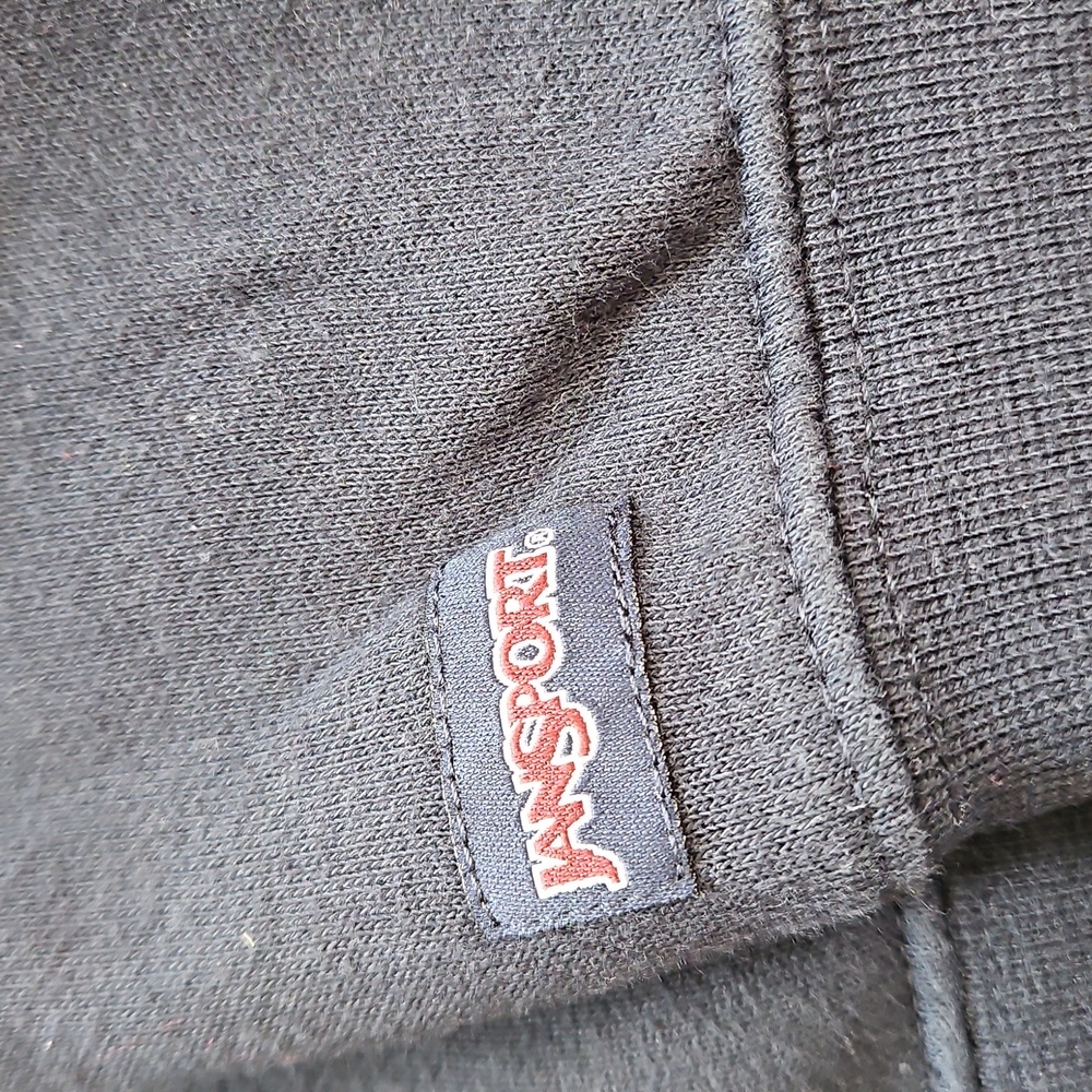 Jansport Black and Gold Zip Up Sweater - Picture 3 of 3